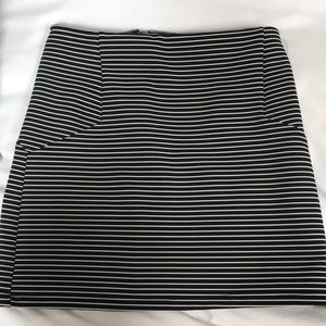 Striped Topshop petite striped skirt